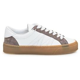 Baskets Moncler Monaco 2 Blanc Blanc