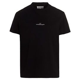 Maison Martin Margiela Signature Stitch Reverse Logo Half Shirt Black