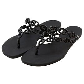 Hermès Sandali Jelly Island Neri Nero