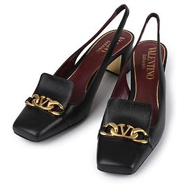 Valentino Mule Sandali Donna Logo Nero