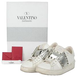 Valentino Baskets Rockstud Untitled Taille Blanc