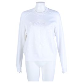 Langarm-Sweatshirt von Hermès Weiß