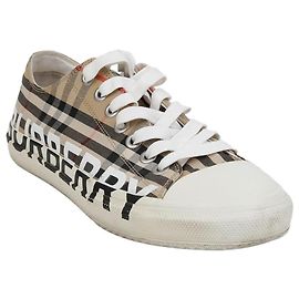 Burberry Sneaker mit Logo-Print Weiß