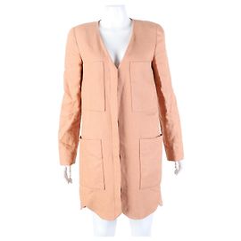 Chloé Chloe Linen Jacket Orange