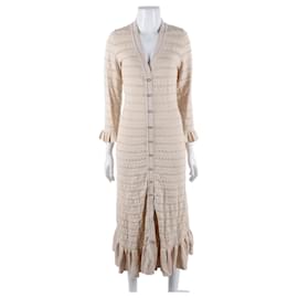 Strickkleid Sandro Weiß