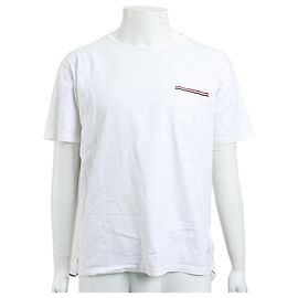 Thom Browne Short Sleeve Top White