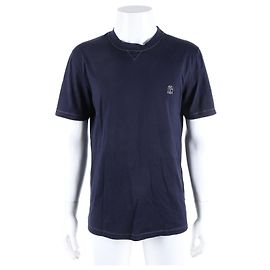 Brunello Cucinelli Manica Corta Blu
