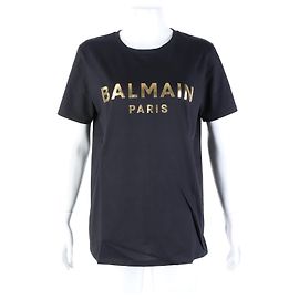 Balmain Maniche Corte Nero