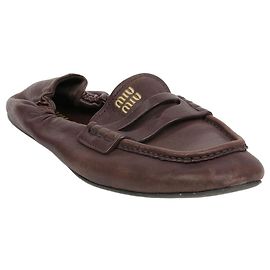 Miu Miu Mocassino Marrone