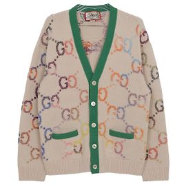 Gucci GG Logo Cardigan Größe Mehrfarben