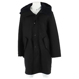 Giacca con zip e cappuccio Balenciaga Nero
