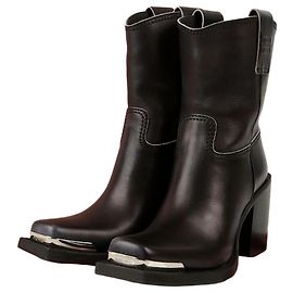 Miu Miu Square Toe Ankle Boots Size Black