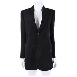 Langarmjacke von Saint Laurent Schwarz