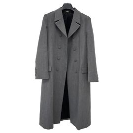 Gucci Horsebit Pinstripe Coat Brown