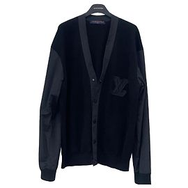 Louis Vuitton Cardigan Ibrido Tecnico Nero