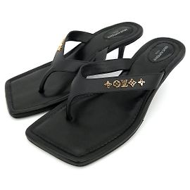 Louis Vuitton Sandale Mule Noire Noir