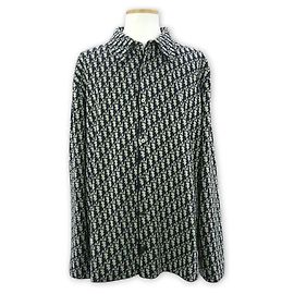 Dior Camicia in cotone Oblique Blu