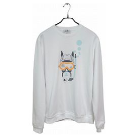 Hermès SCUB Fleece Sweatshirt White