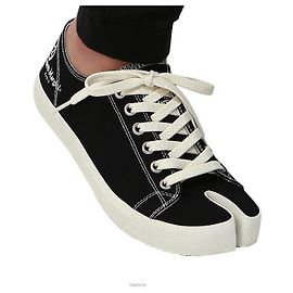 Maison Martin Margiela Baskets Tabi Logo Maison Margiela Noir Noir