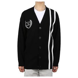 Valentino Crest Cardigan Schwarz