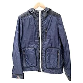 Moncler Grenoble Padding Pullover Blau