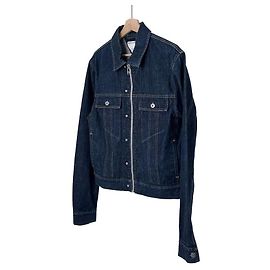 Bottega Veneta Men’s Stitched Denim Trucker Jacket Blue