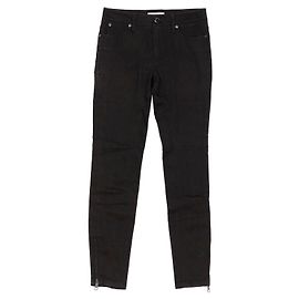 Burberry Pantaloni con zip Taglia Nero