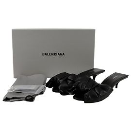 Balenciaga Bogen Sandalen Pumps Größe Schwarz