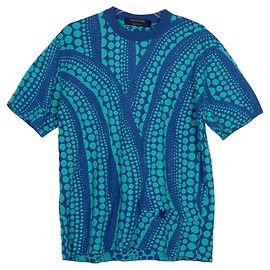 Louis Vuitton Kusama All Over Kürbis T-Shirt Größe Grün
