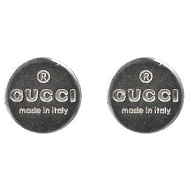 Gucci Pendientes redondos de plata Plata