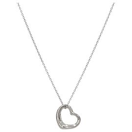 Tiffany & Co Collar de Plata Corazón Abierto Plata