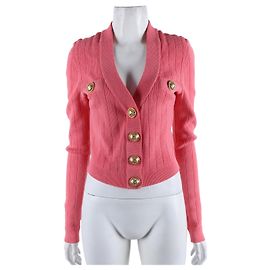 Cardigã Balmain Rosa