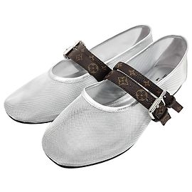Louis Vuitton Mesh Ballerina Silvery