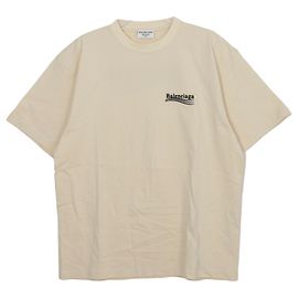 Balenciaga Wave-Logo T-Shirt Größe Weiß