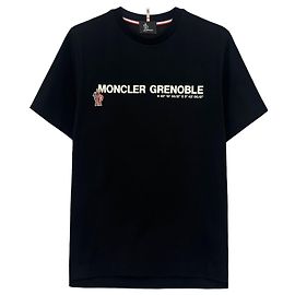 T-shirt Logo Moncler Grenoble Nero