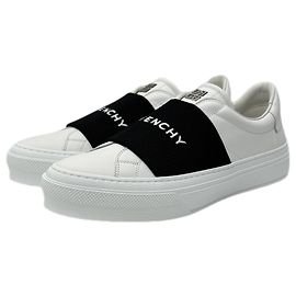 Givenchy City Court Banding Slip-On Sneakers Weiß