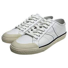 Céline Low Top Lace-Up Sneakers White