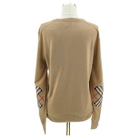 Burberry Wollpullover in Hellbraun BEMPTON Braun