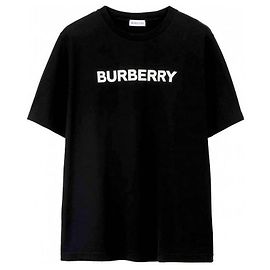 Burberry Camiseta con estampado de logo Negro