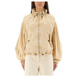 Isabel Marant Giacca Cropped Chambre Marrone