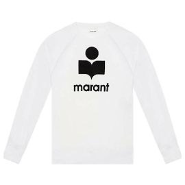 Isabel Marant Langarm-T-Shirt Weiß