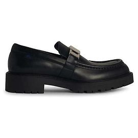 Burberry Leather Raft Loafers Black
