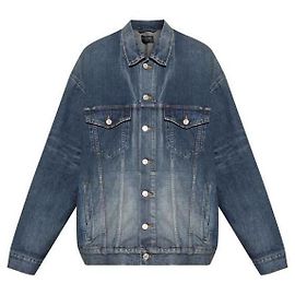 Balenciaga Chaqueta oversized de cinta Azul