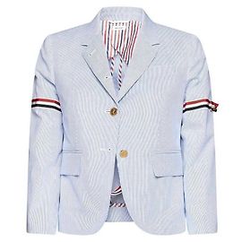 Thom Browne Pinstripe Jacket Blue