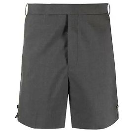 Thom Browne Twill Low Rise Mini Shorts Brown