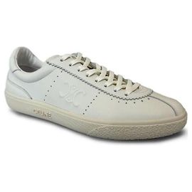 Céline Baskets Basses à Lacets Allen Blanc
