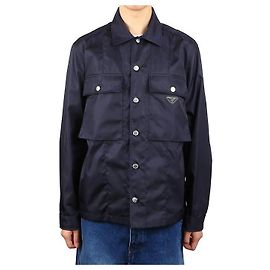 Prada Giacca in nylon Blu