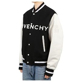 Givenchy Logo Varsity Jacket Schwarz