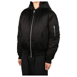 Tom Ford Men's Hooded Bomber Jacket Black