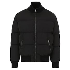 Prada Medium Weight Cotton Down Jacket Black